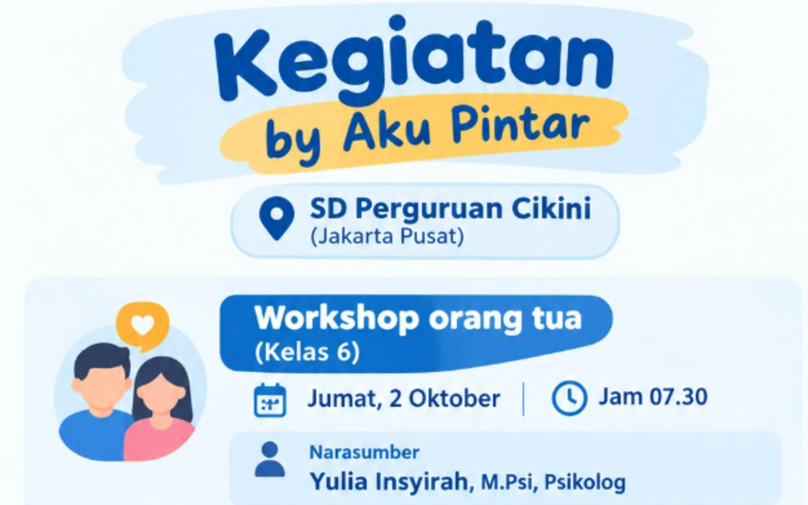 Pembacaan Hasil Psikotest Murid Kelas VI